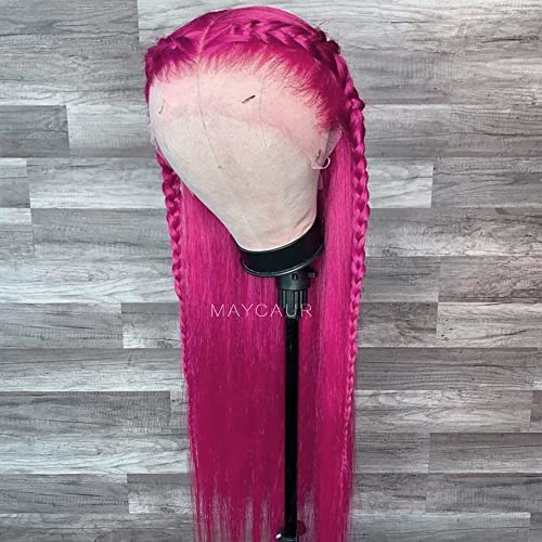Hot Pink Lace Front Wig