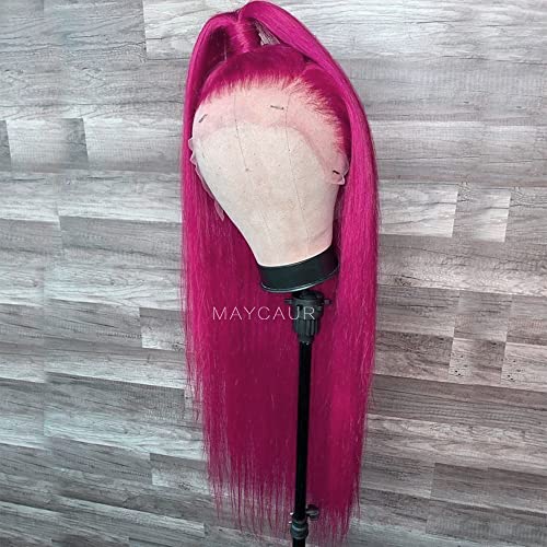 Hot Pink Lace Front Wig
