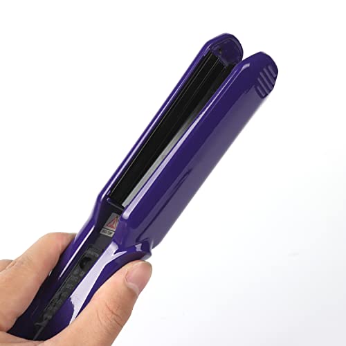 Ceramic Crimper Iron Volumizing Fluffy Hair Anti Static Adjustable Temp