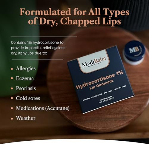 for Dry Cracked Lips - Healing Lip Balm for Severely Chapped Lips - Designed for Men