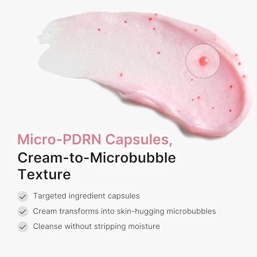 Facial Cleanser PDRN Pink Glutathione Capsule Foam Cleanser