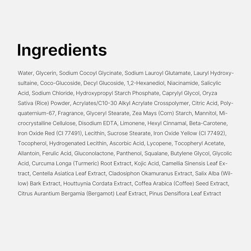 Facial Cleanser Turmeric Capsule Foam Cleanser