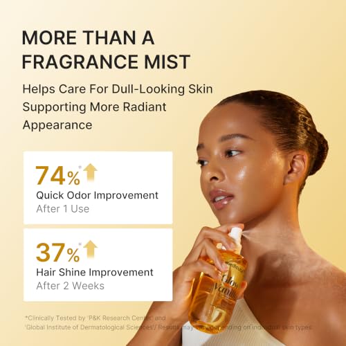 Fresh & Glow Body Duo: Kojic Acid Body Wash and Glow Vanilla Hair & Body Fragrance Mist |