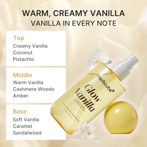 Fresh & Glow Body Duo: Kojic Acid Body Wash and Glow Vanilla Hair & Body Fragrance Mist |