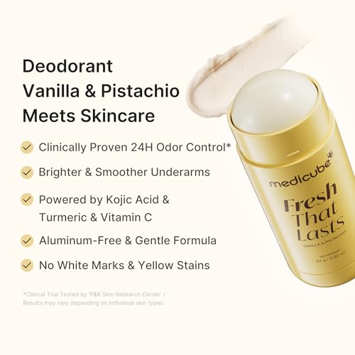 Kojic Acid & Turmeric Aluminum-Free Deodorant for Women & Men