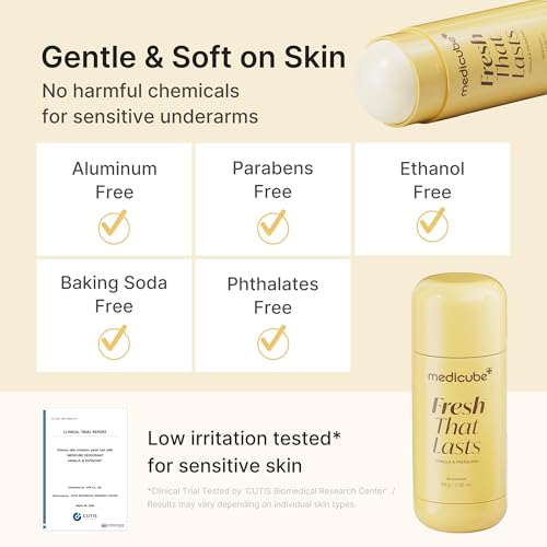 Kojic Acid & Turmeric Aluminum-Free Deodorant for Women & Men