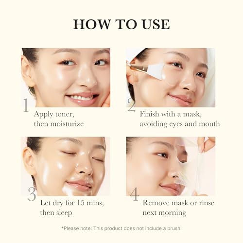 Kojic Acid Wrapping Mask and Jelly Brush Set