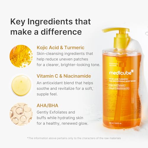 Kojic Brightening Body Care Duo - Body Peel Shot & Body Wash