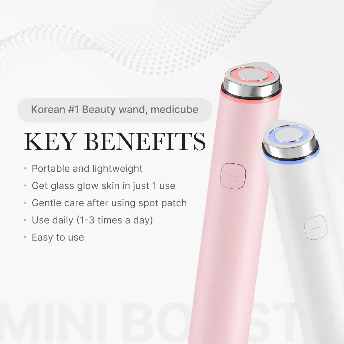Mini Booster Pro White Facial Device
