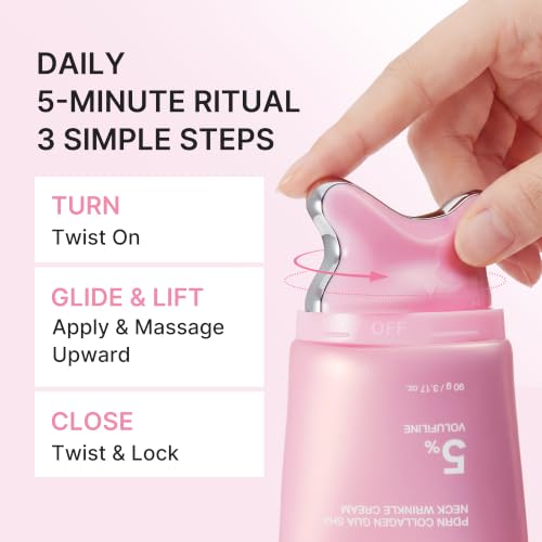 PDRN Collagen Gua Sha Neck Wrinkle Cream - Firming