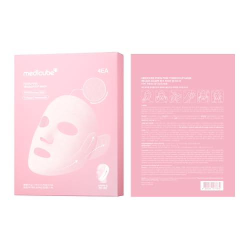 PDRN Pink Tension Up Sheet Mask - 3-Step Contouring Mask