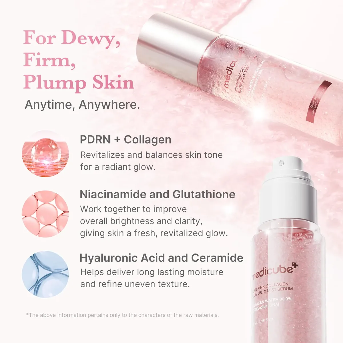 Pink PDRN Collagen Jelly Mist Serum