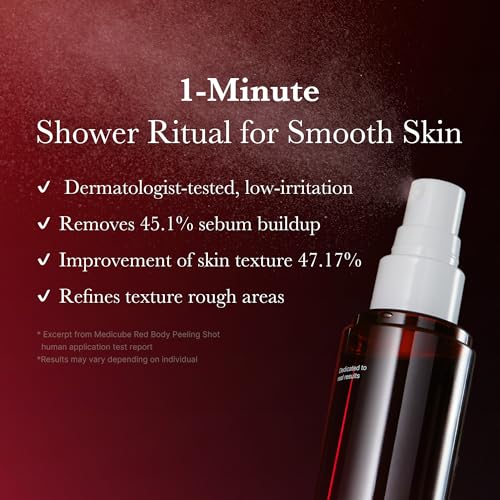 Red Body Peeling Shot - AHA & BHA Exfoliating Body Spray