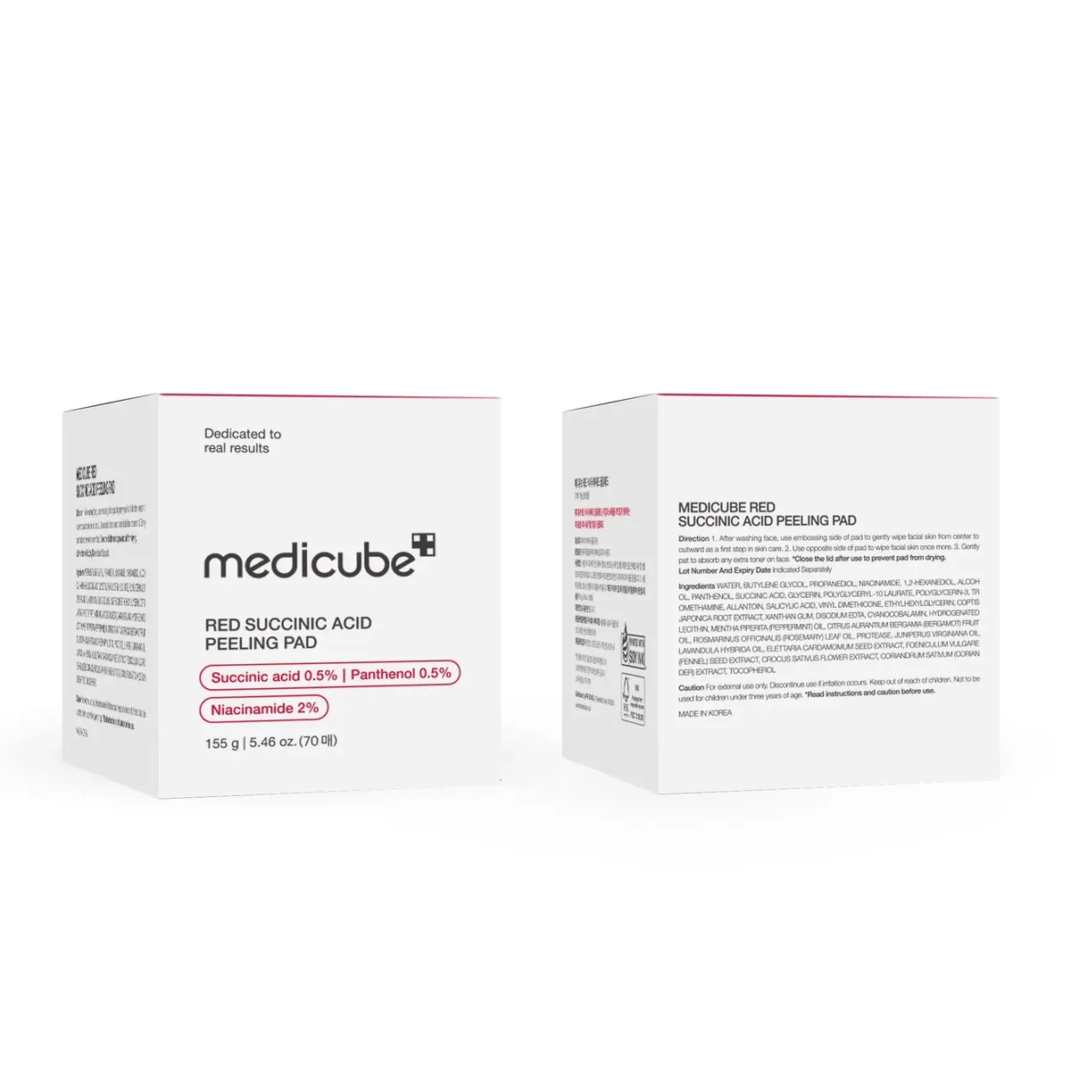 Succinic Acid Toner Pads