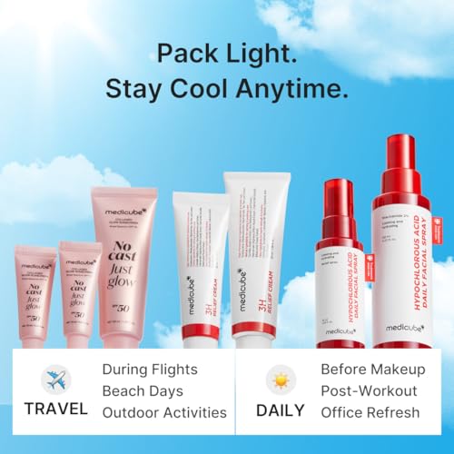 Summer-Ready Skincare Travel Kit for Quick Cooling & Soothing