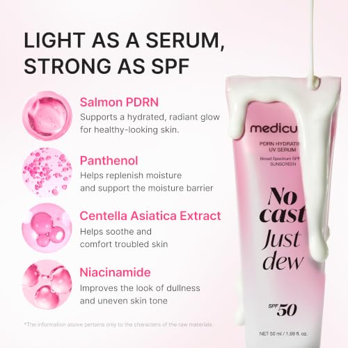 Sunscreen No Cast Just Dew PDRN Hydrating UV Sun Serum