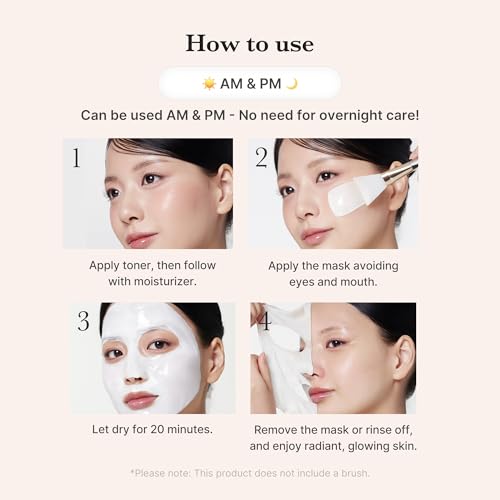 Wrapping Mask Collagen Glazed Milky Glow - Daytime Peel Off Mask