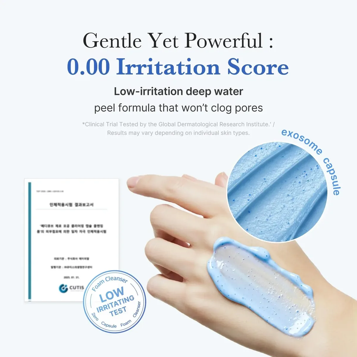Zero Pore Clear Blue Capsule Facial Deep Cleanser