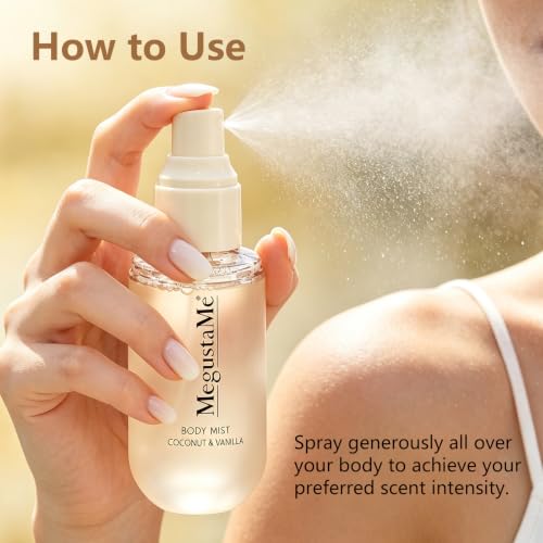 Coconut Vanilla Body Mist for Women