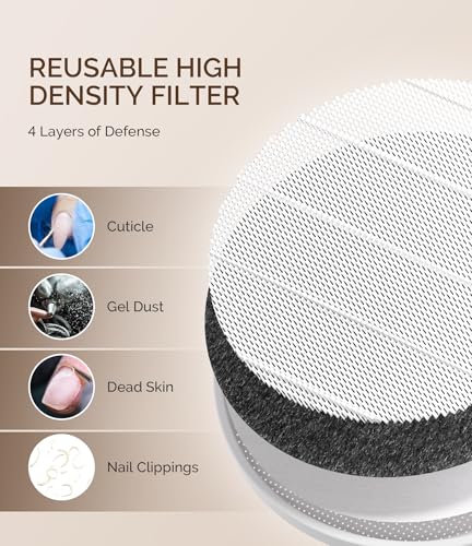 Cordless Nail Dust Collector SProR for Mobile Techs Gel Removal