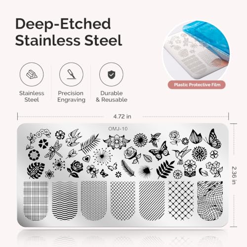 Nail Stamping Plates Set