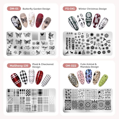 Nail Stamping Plates Set
