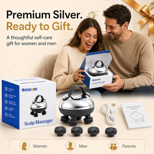 Electric Scalp Massager 2 Claw Sets IPX7 Waterproof