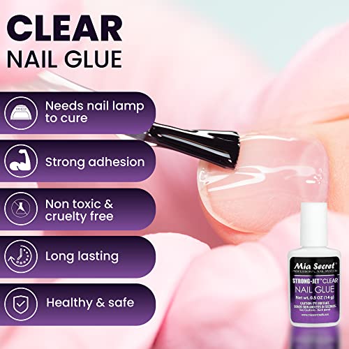 Strong-Jet Brush On Nail Glue