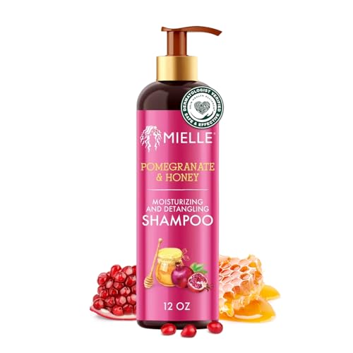 Pomegranate & Honey Detangling & Moisturizing Shampoo - Curly Hair Shampoo for Women - Enr