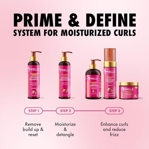 Pomegranate & Honey Detangling & Moisturizing Shampoo - Curly Hair Shampoo for Women - Enr