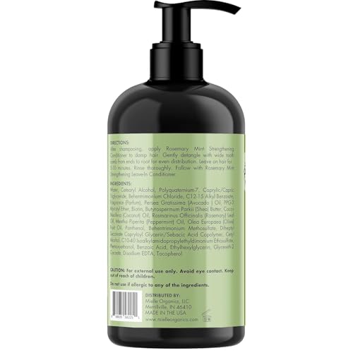 Organics Rosemary Mint Strengthening Shampoo and Conditioner Infused with Biotin