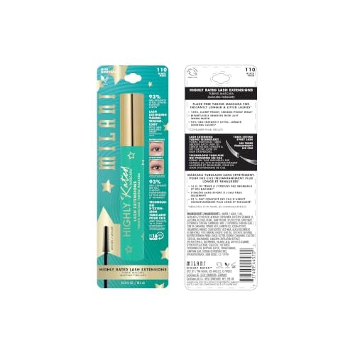 Highly Rated Tubing Mascara for Length, No Smudge Mascara - Black