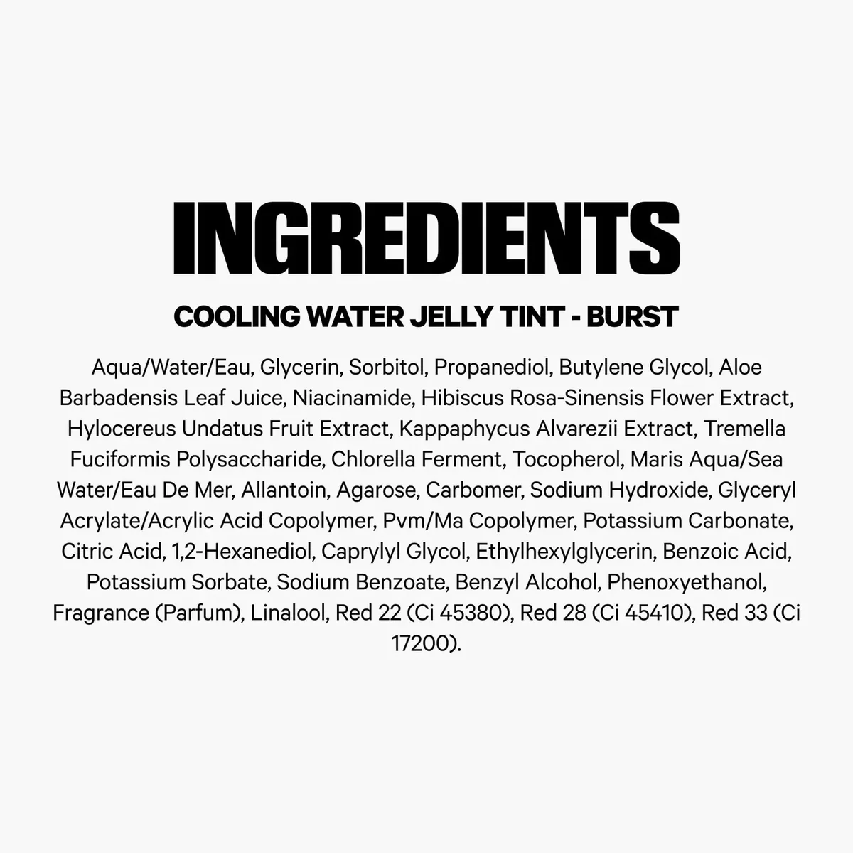 Cooling Water Jelly Tint