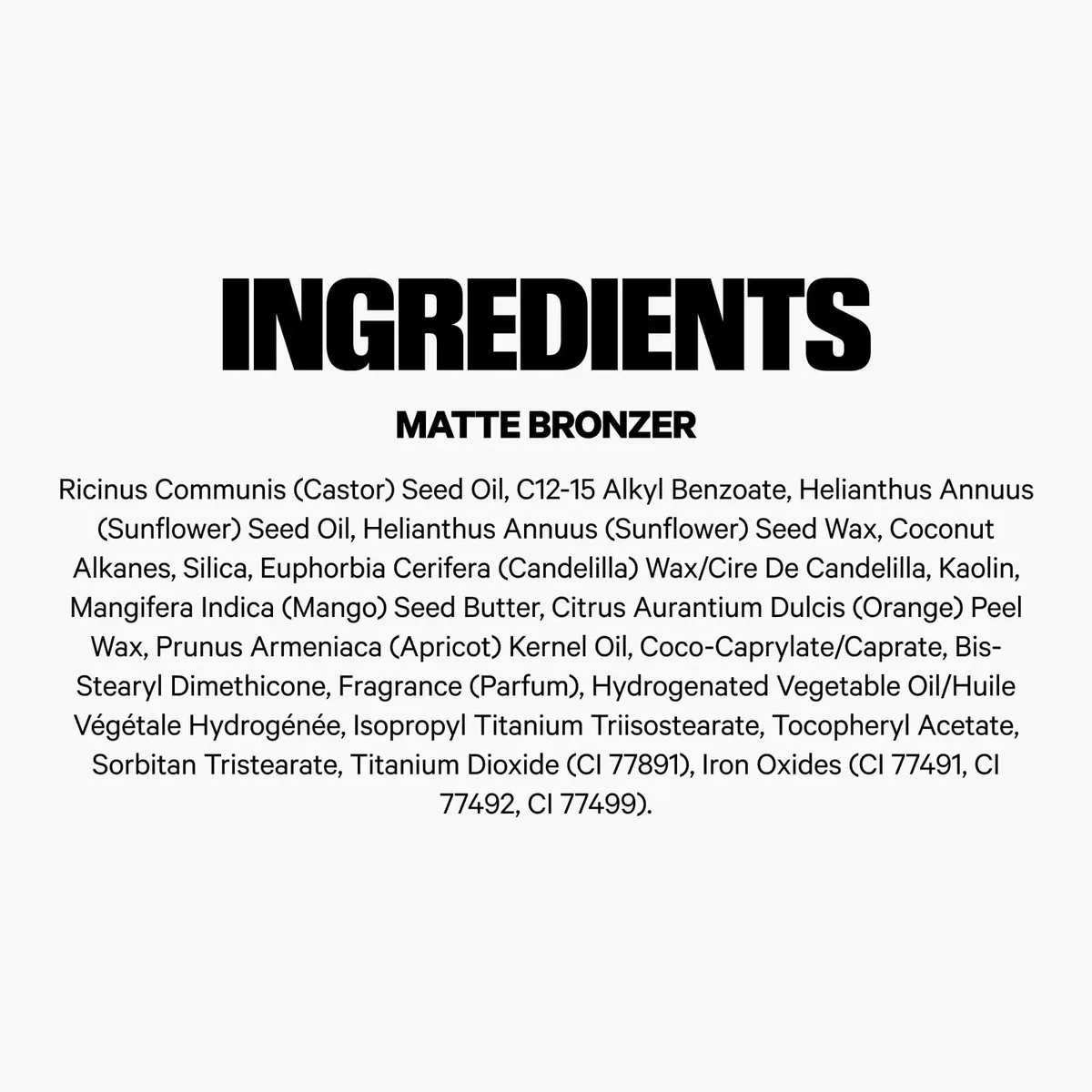 Matte Bronzer Stick