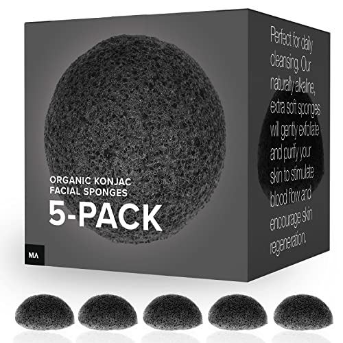 Konjac Exfoliating Organic Facial Sponge Set