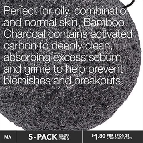 Konjac Exfoliating Organic Facial Sponge Set