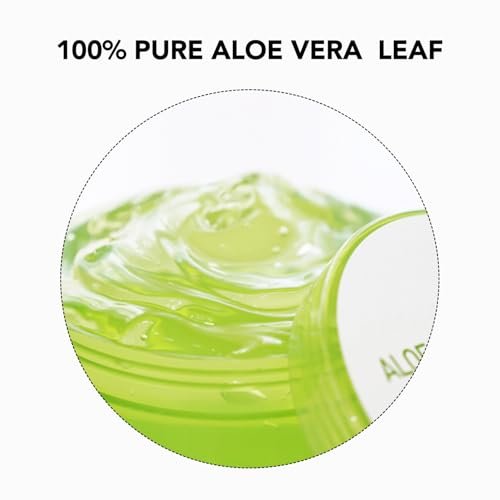 100% Pure Aloe Vera Gel for Face, Skin & Hair