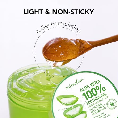100% Pure Aloe Vera Gel for Face, Skin & Hair