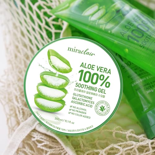 100% Pure Aloe Vera Gel for Face, Skin & Hair