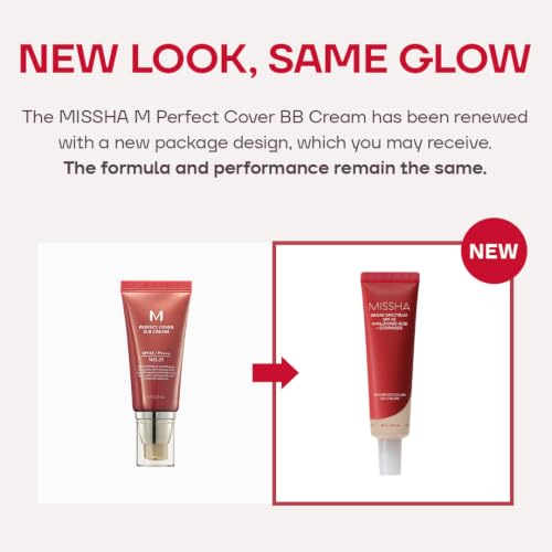 M Perfect Cover BB Cream No.23 Natural Beige SPF 42 PA+++ 1.69 oz