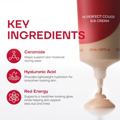 M Perfect Cover BB Cream No.25 Warm Beige SPF 42 PA+++ 1.69 oz