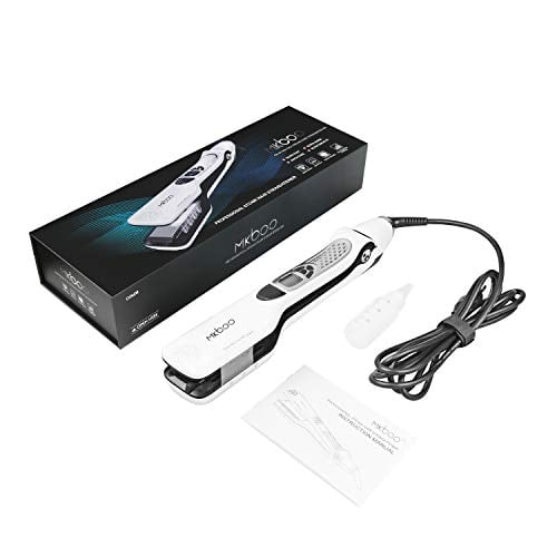 Hair Straightener with Steam Nano Titanium Ceramic Steam Flat Iron