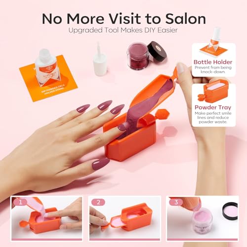Dip Powder Nail Starter Kit 40 Pcs 20 Colors