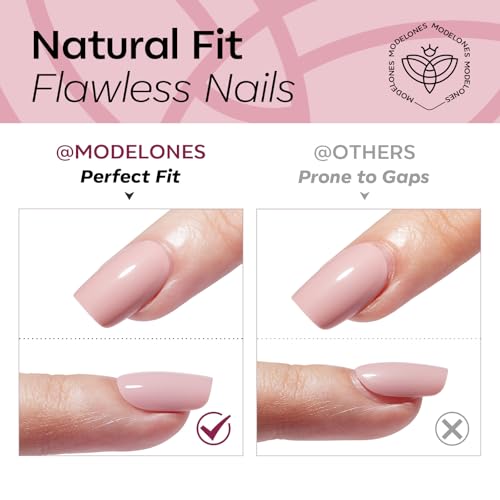 Plum Purple Press on Nails Short Almond 32Pcs 16 Sizes Fake Nails