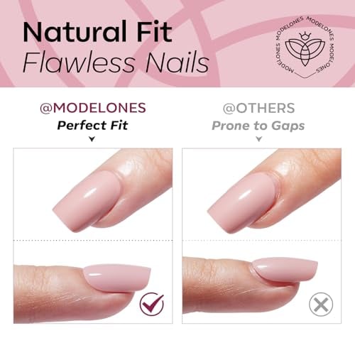 Plum Purple Press on Nails Short Almond 32Pcs 16 Sizes Fake Nails