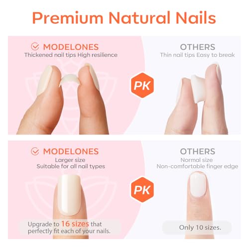 Red Short Press on Nails Oval Fake Nails with Nail Glue