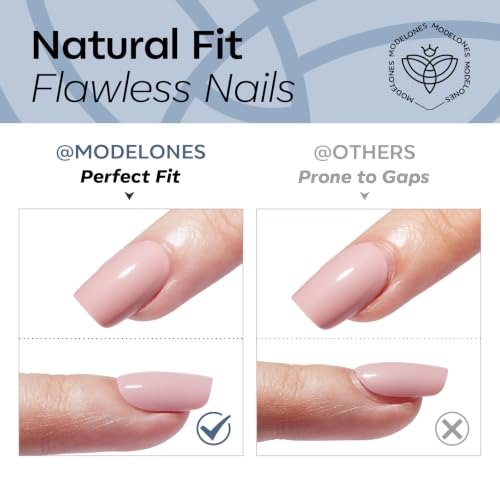 Short Coffin Press On Nails Black