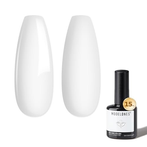 White Gel Polish, 15ml
