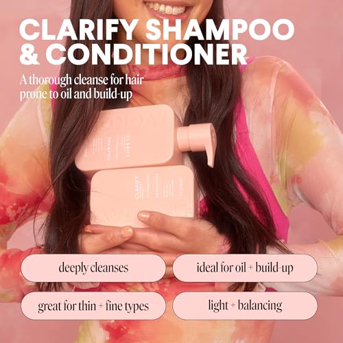 Clarify Shampoo and Conditioner Set 12 oz for Oily Hair