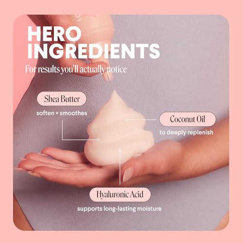 MOISTURE Whipped Body Wash in Vanilla Glaze Scent with Hyaluronic